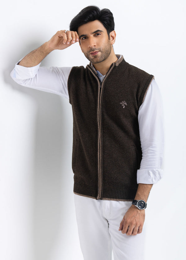 Brahmin-Turtle Neck Zipper Sando Sweater (781-14)