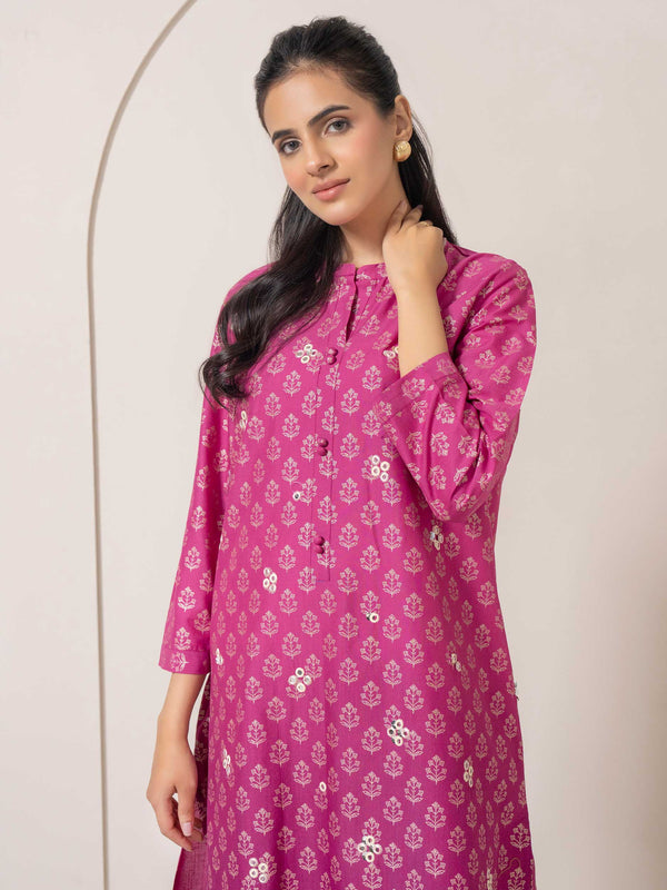 Cambric Shirt-Embroidered (Pret)