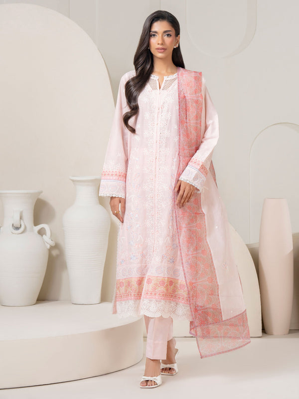 3 Piece Lawn Suit-Embroidered (Pret)