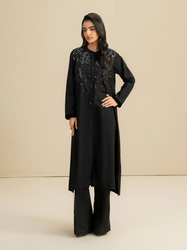 Khaddar Shirt-Embroidered (Pret)