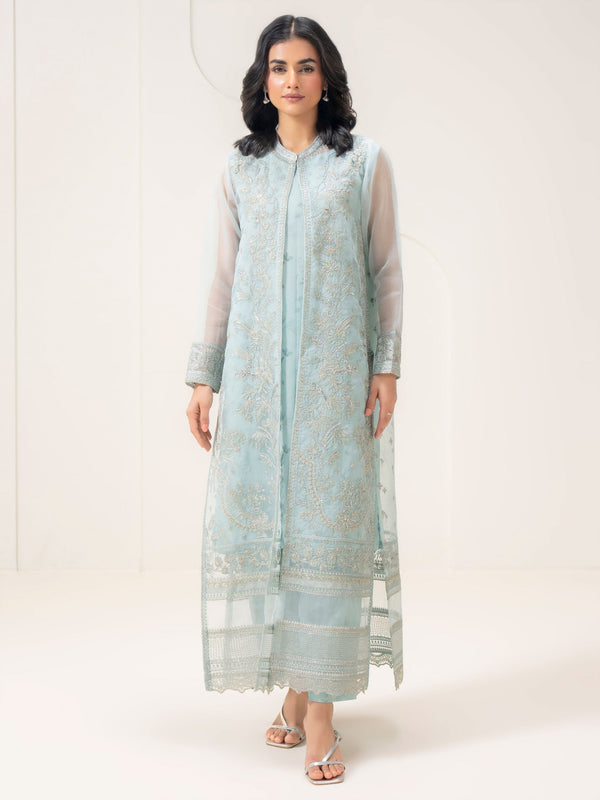 2 Piece Organza Suit-Embellished (Pret)