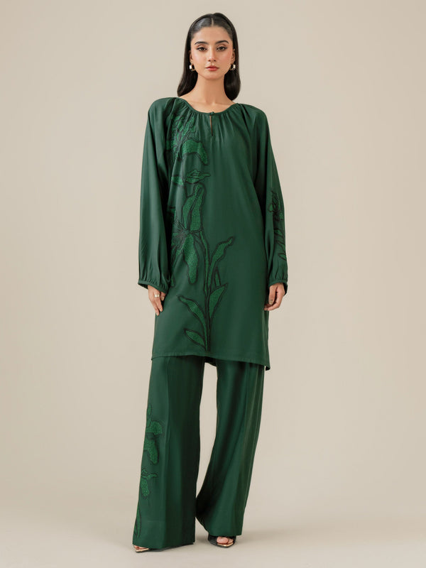 2 Piece Stone Suit-Embroidered (Pret)