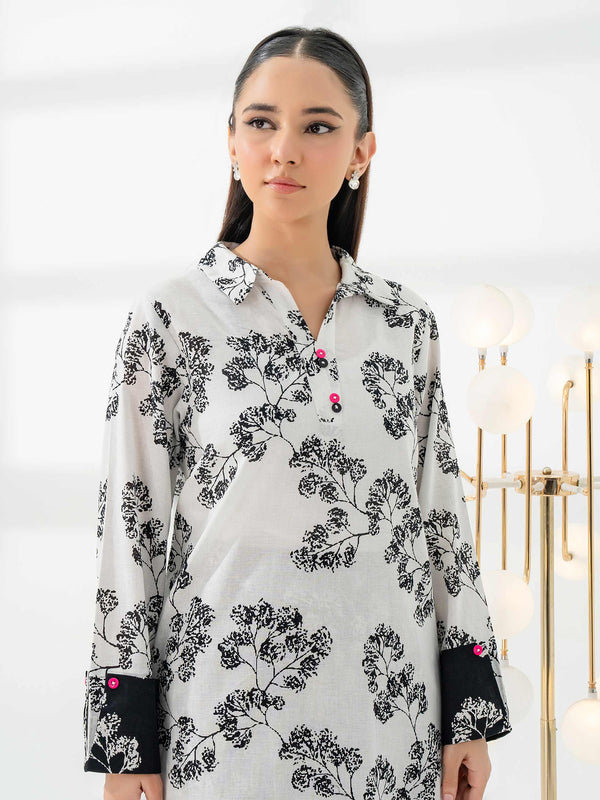 2 Piece Khaddar Suit-Printed (Pret)