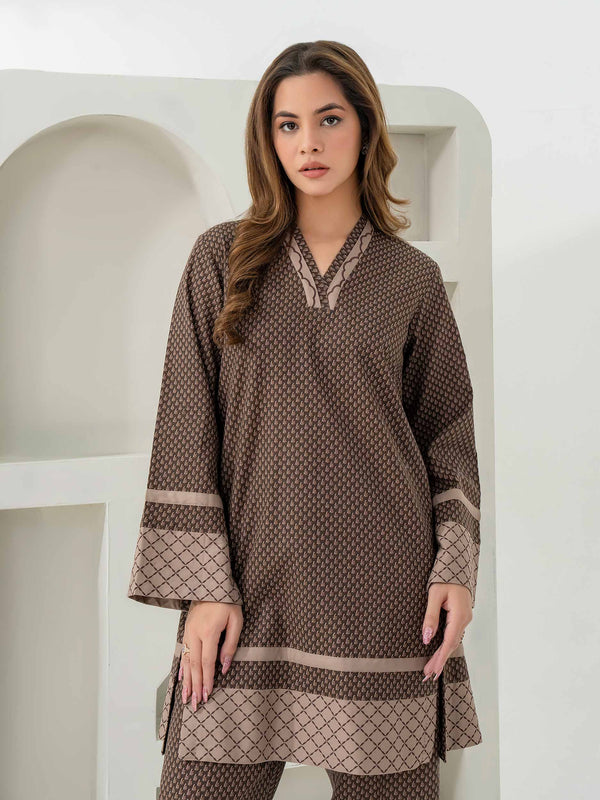 Khaddar Co ord Set-Embroidered