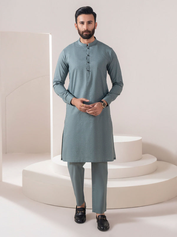 Self Jacquard Suit