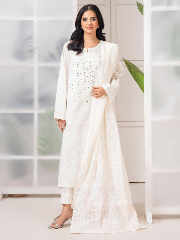 3 Piece Lawn Suit-Embroidered (Pret)