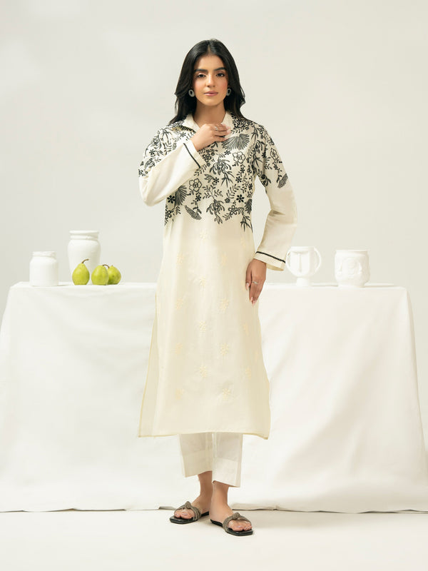 Cambric Shirt-Embroidered (Pret)