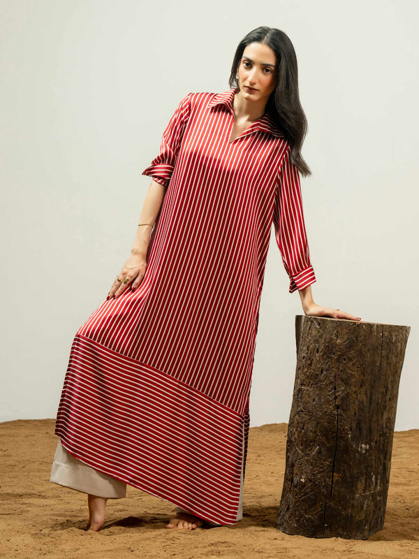 Silk Shirt-Printed (Pret)