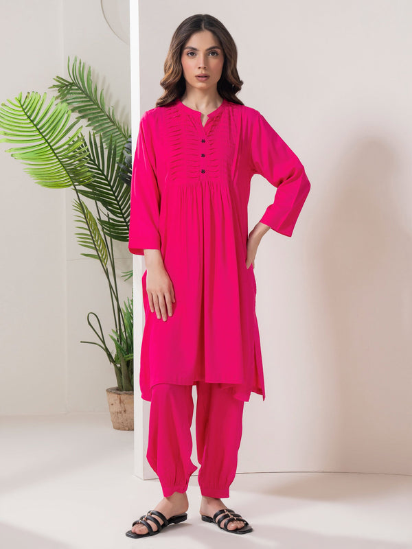 2 Piece Viscose Suit-Dyed (Pret)