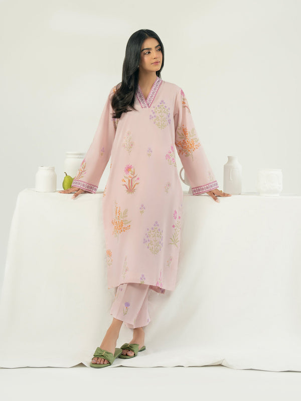 2 Piece Cambric Suit-Printed (Pret)