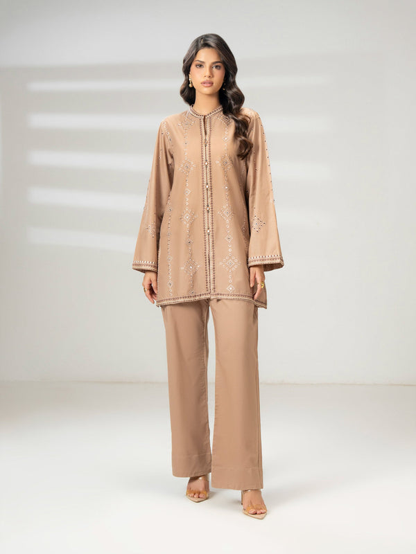 Cambric Co ord Set- Embroidered