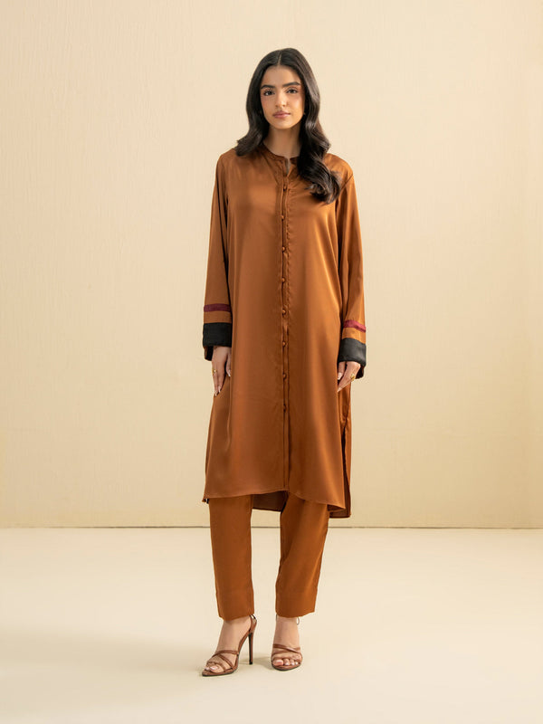 2 Piece Silk Suit-Dyed (Pret)