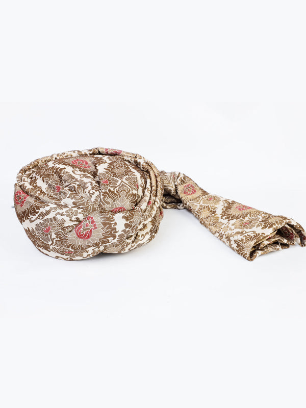 White Gold Blended Turban - AL-TB-070