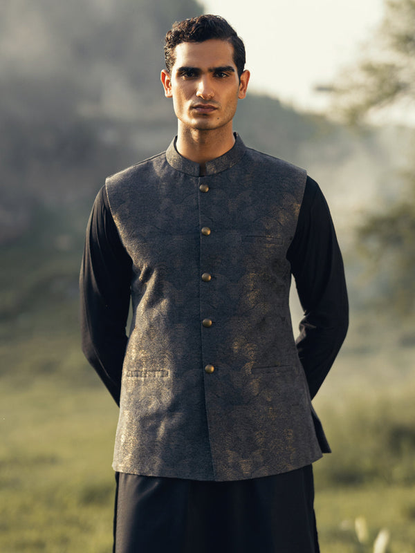 Dark Grey Formal Waistcoat - AL-WC-605