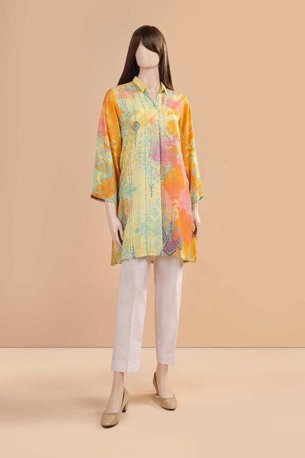 Printed Winter Soft Blend Stitched Shirt