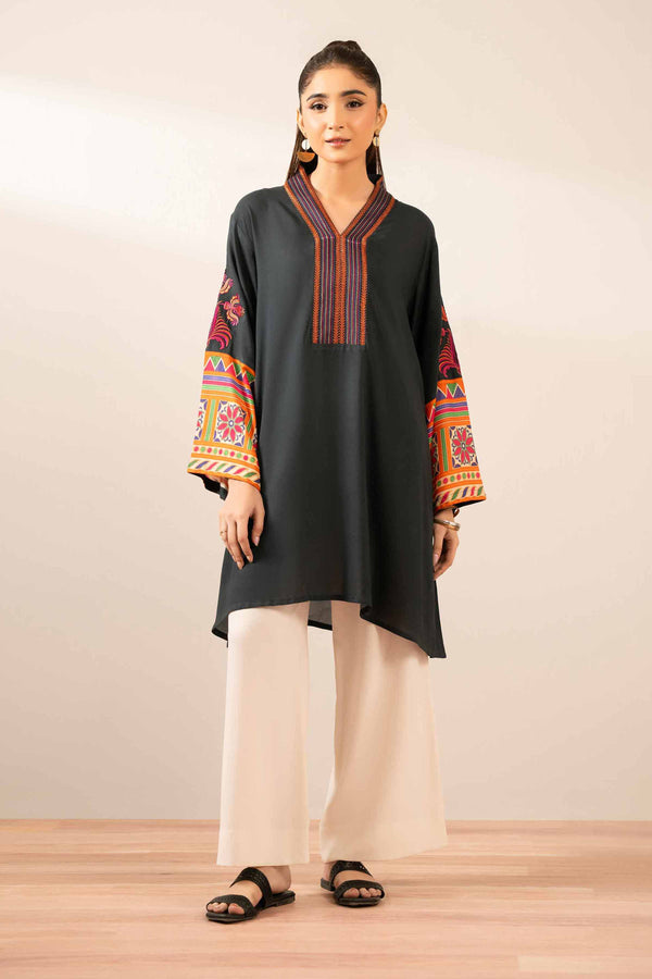 Printed Embroidered Tunic - AS25-107