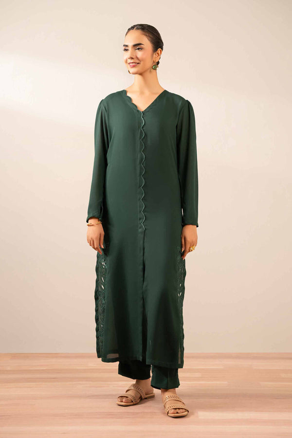 2 Piece - Embroidered Suit - AS25-125