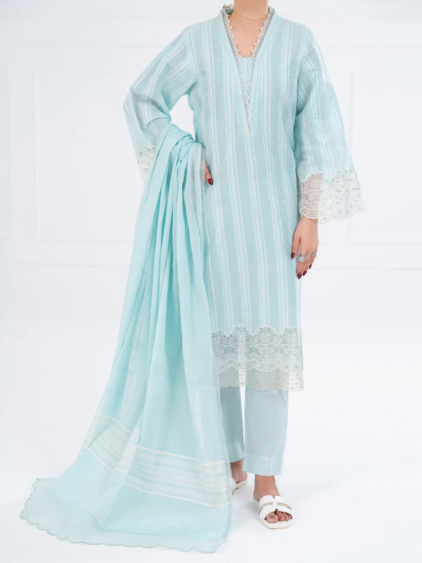 Ferozi Yarn Dyed 3Pc Stitched - AWP-3PS-924