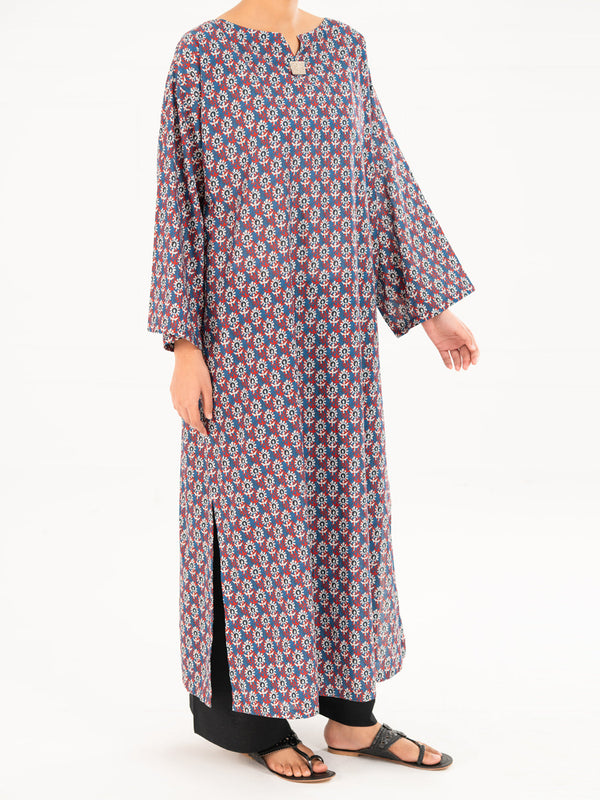 Blue Cambric Kurti - AWP-LK-912