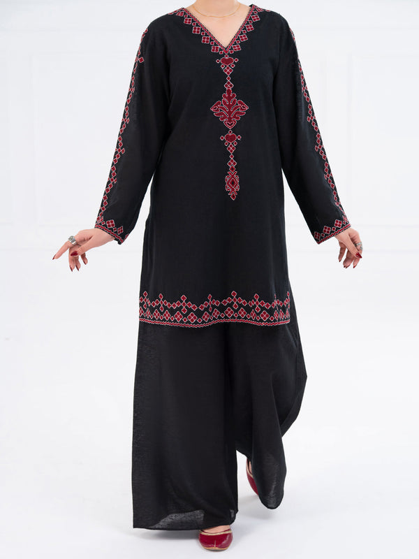 Black Karandi 2Pc Stitched - AWP-2PS-LKS-828