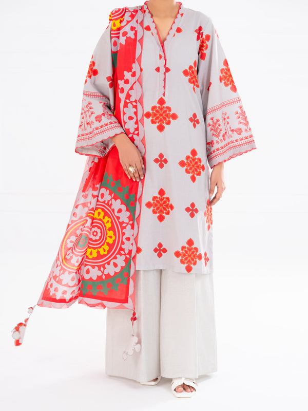 Light Pink Cambric 2Pc Unstitched - AWP-2PS-SLKD-UN-832