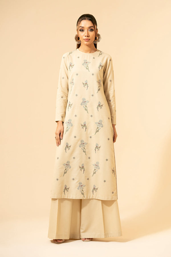 2 Piece - Embroidered Suit - E1368