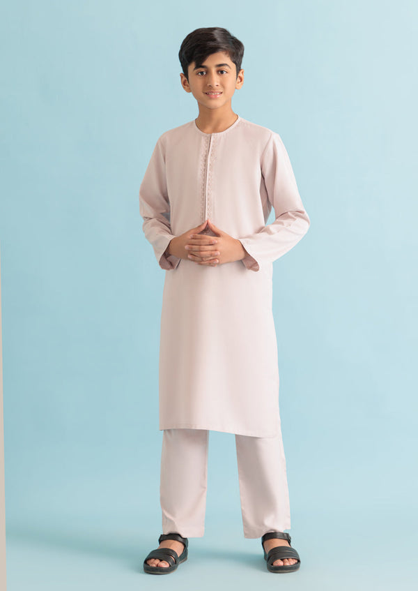 B-Pink-Blended-Kurta Trouser - (B25KP2001)