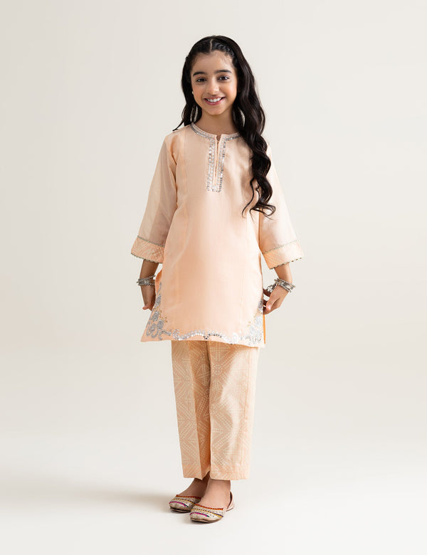 2 PIECE SEQUIN EMBROIDERED SUIT