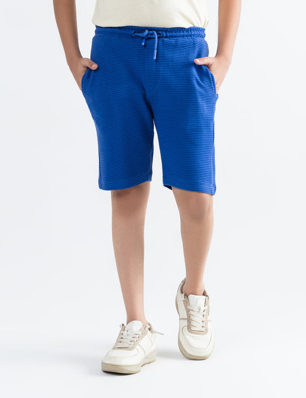 BASIC RIBBED KNIT SHORTS