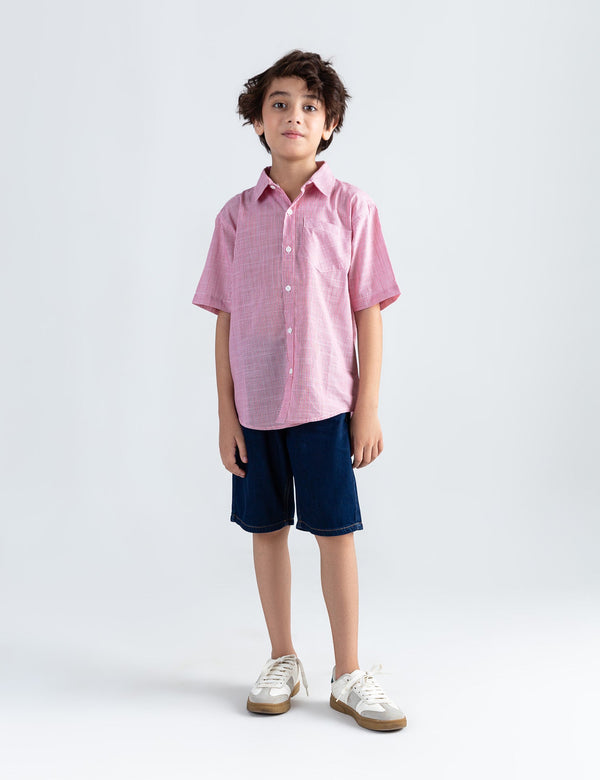 STRIPED BUTTON DOWN SHIRT