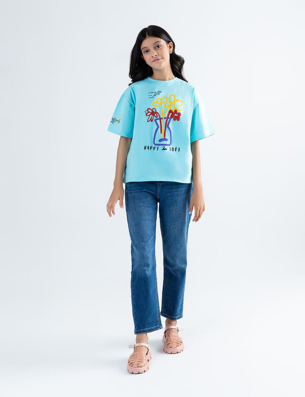 FLORAL PRINTED T-SHIRT