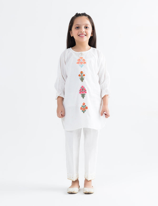 NEON EMBROIDERED KURTI