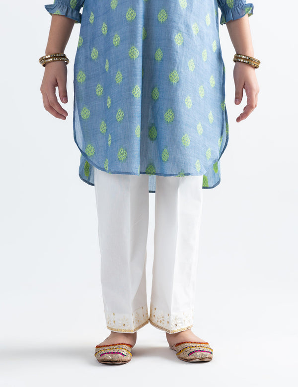 SEQUIN EMBROIDERED TROUSER