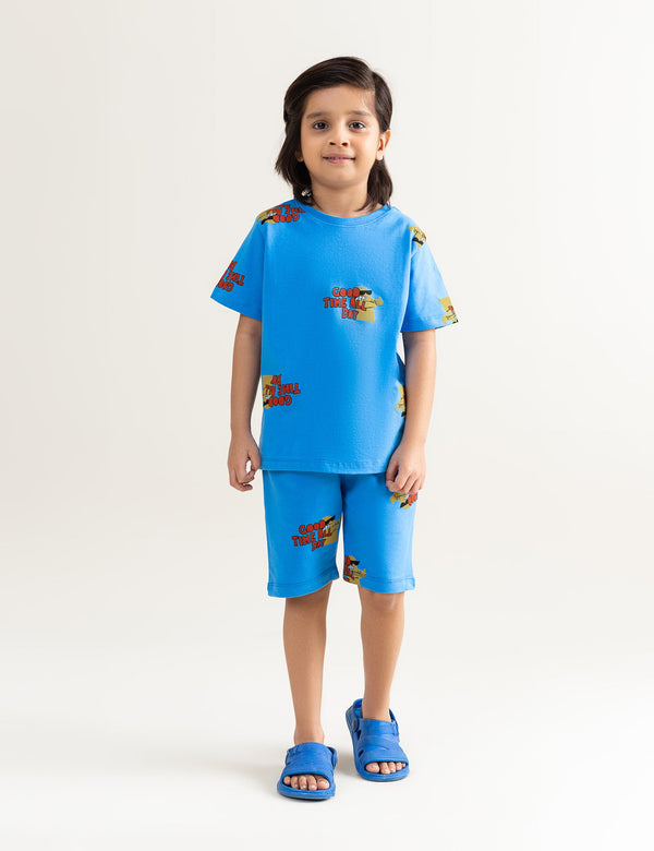 2 PIECE GOOD TIME ALL DAY GRAPHIC SUIT