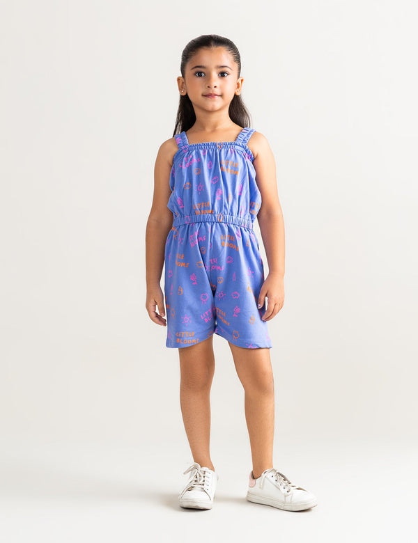 LITTLE BLOOMS PRINTED JUMPSUIT