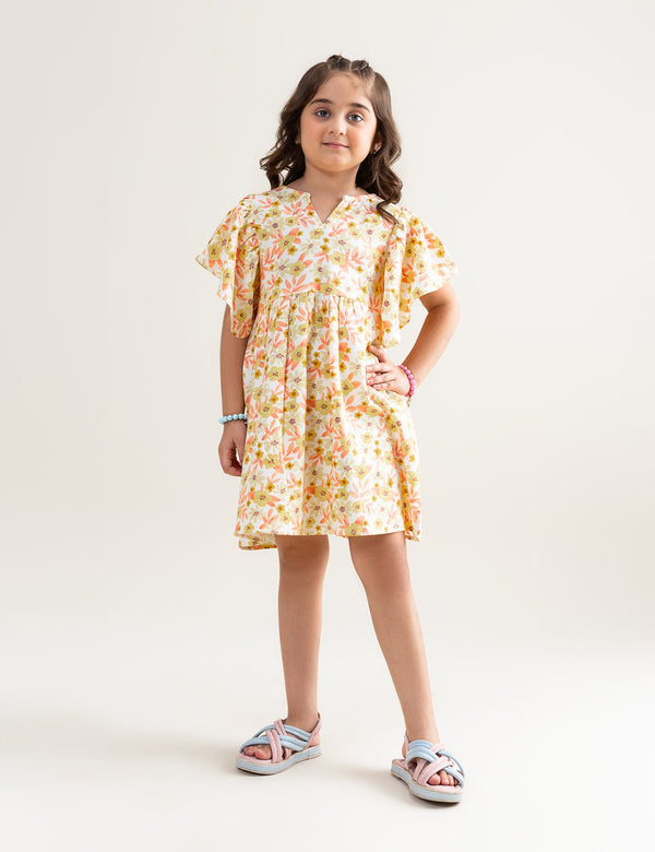 FLORAL PRINTED DRESS