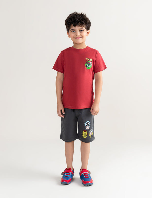 2 PIECE AVENGERS GRAPHIC SUIT