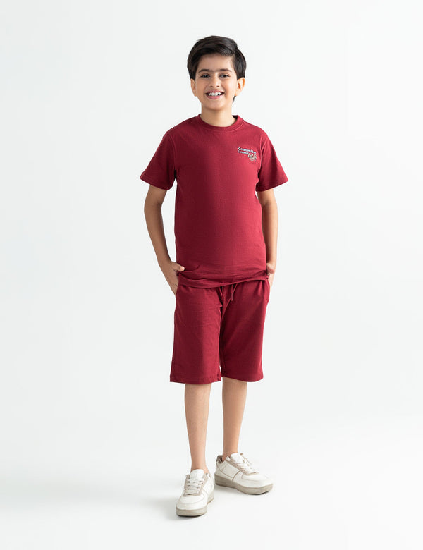 2 PIECE CREATIVE IDEAS CONNECT PEOPLE PRINTED SUIT