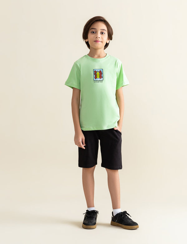 KEEP BUSY GRAPHIC T-SHIRT