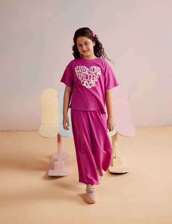 2 PIECE EVERY DAY WILL BE COOL PRINTED SUIT