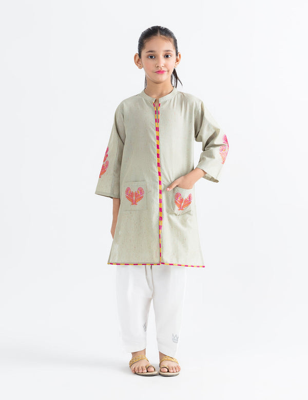 POCKET EMBROIDERED KURTI
