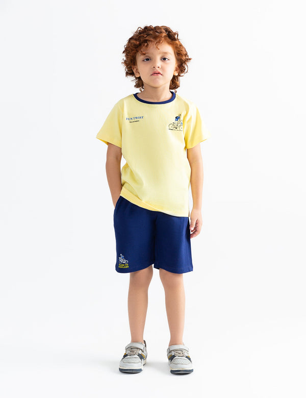 2 PIECE FUN TWIST PRINTED SUIT