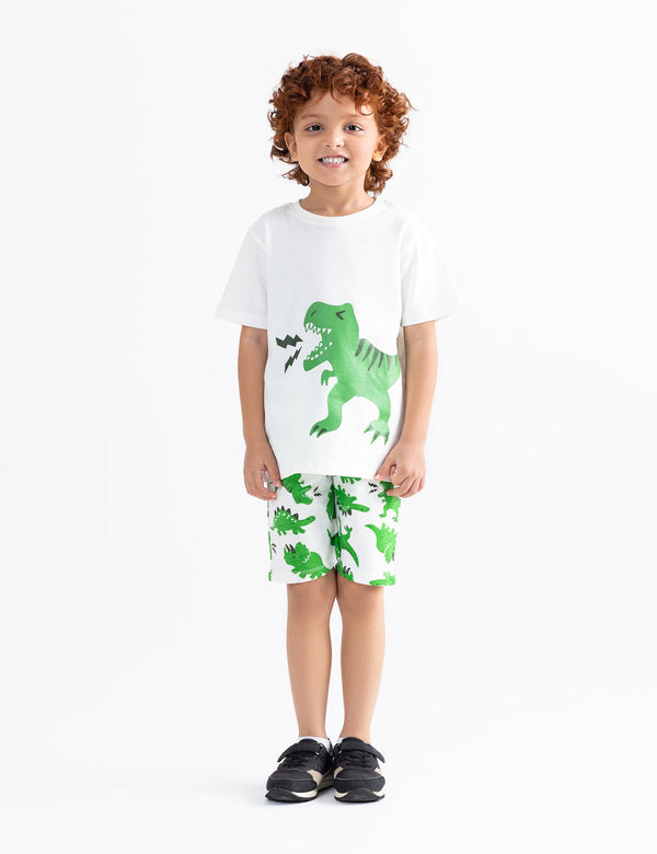 2 PIECE DINO GRAPHIC SUIT