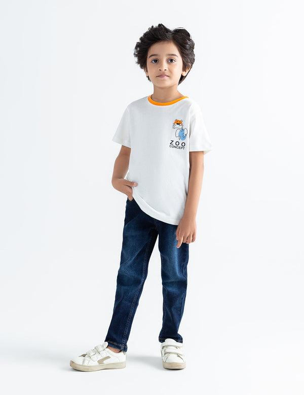 ZOO CONCEPT PRINTED T-SHIRT