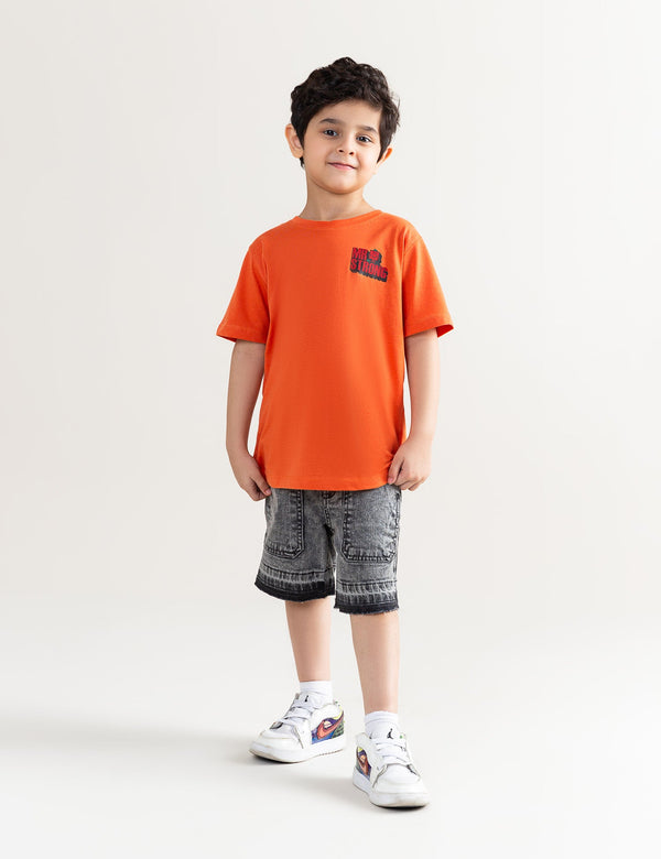 MR. STRONG PRINTED T-SHIRT