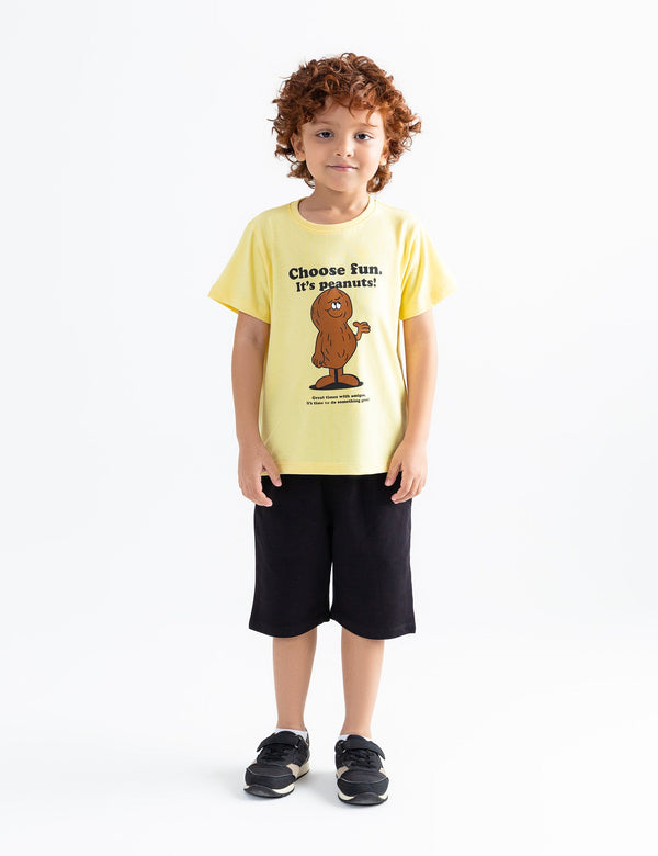 CHOOSE FUN. IT'S PEANUTS PRINTED T-SHIRT