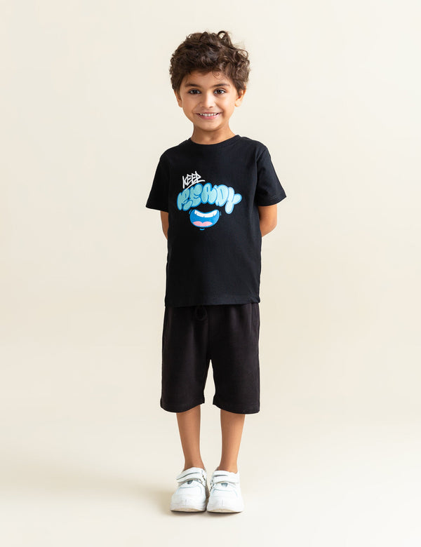 KEEP READY GRAPHIC T-SHIRT