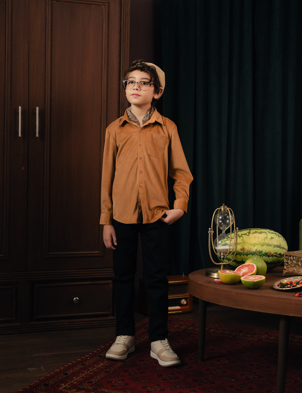 BUTTON DOWN CORDUROY SHIRT