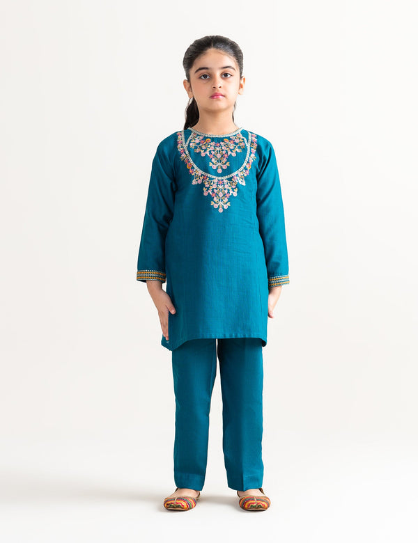 2 PIECE ANGRAKHA EMBROIDERED SUIT