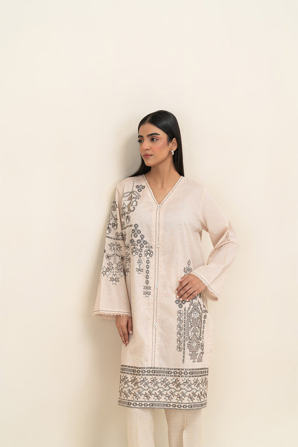 2 PIECE EMBROIDERED MULTI NEPS SUIT (PRET)